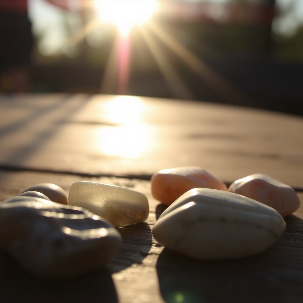 Recharger les Pierres à la Lumière du Soleil · Comment charger les pierres naturelles