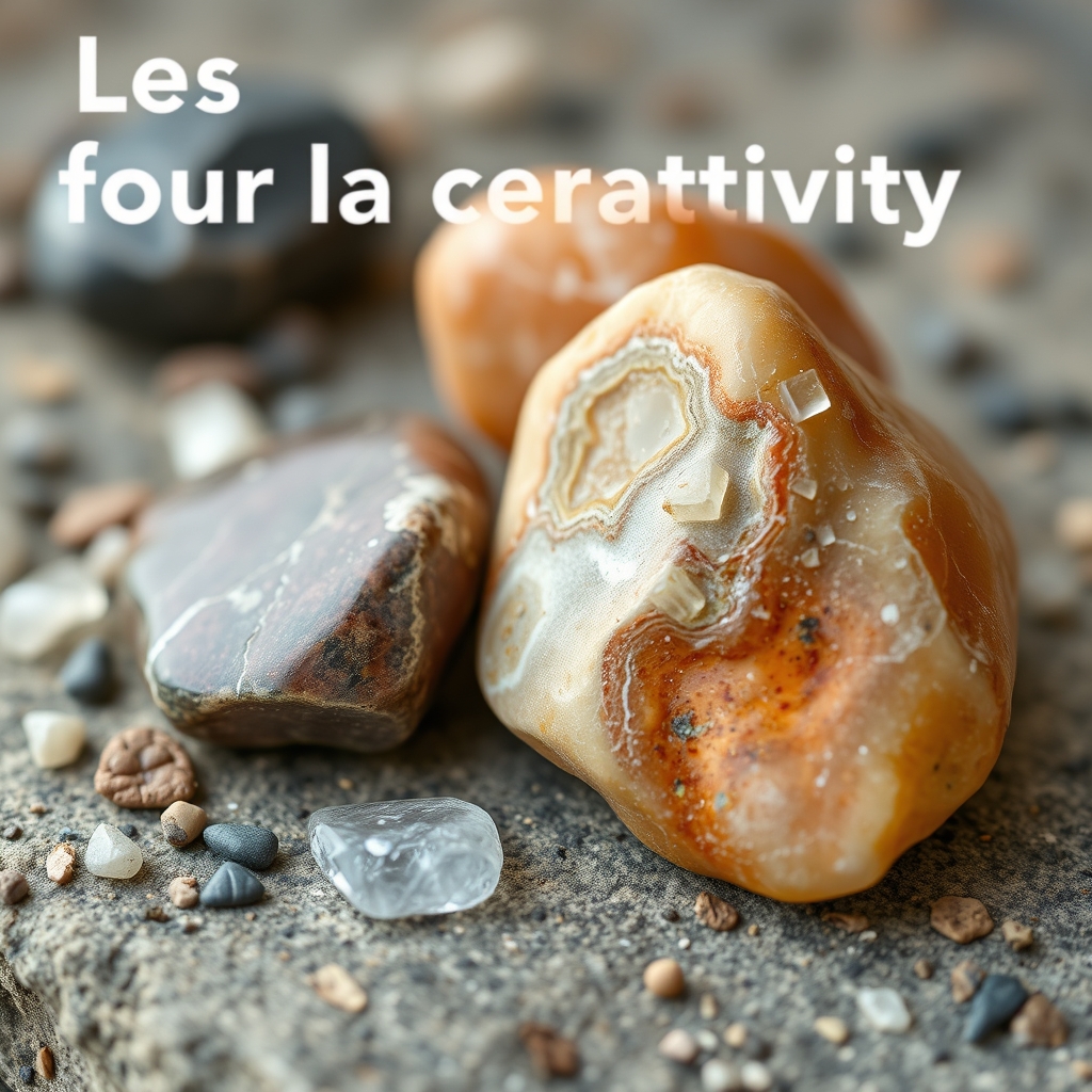 Les pierres pour la créativité · Pierres pour la créativité et l’inspiration